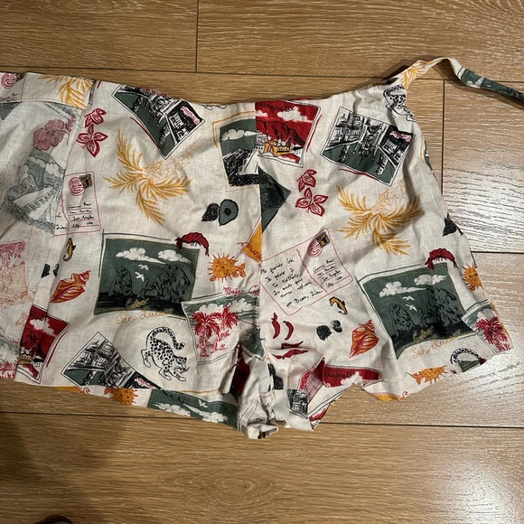 Reformation Eva Linen Skort Ivory - Size 6 - Picture 9 of 11